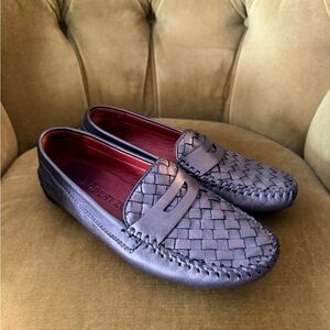 Robert Zur Petra Woven Leather Loafers